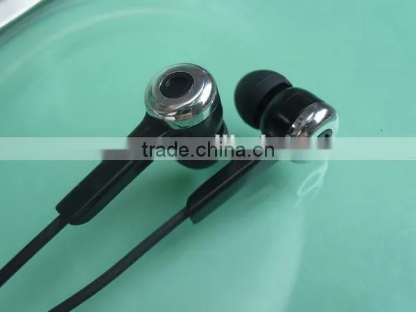 Fashion 3.5m plug OEM ear phones and headphone in-ear with transparent box