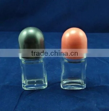 rollon cosmetic packing glass bottle