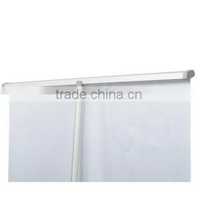 Advertising aluminum pull up banner stand, expo roll up standees, roll up banner