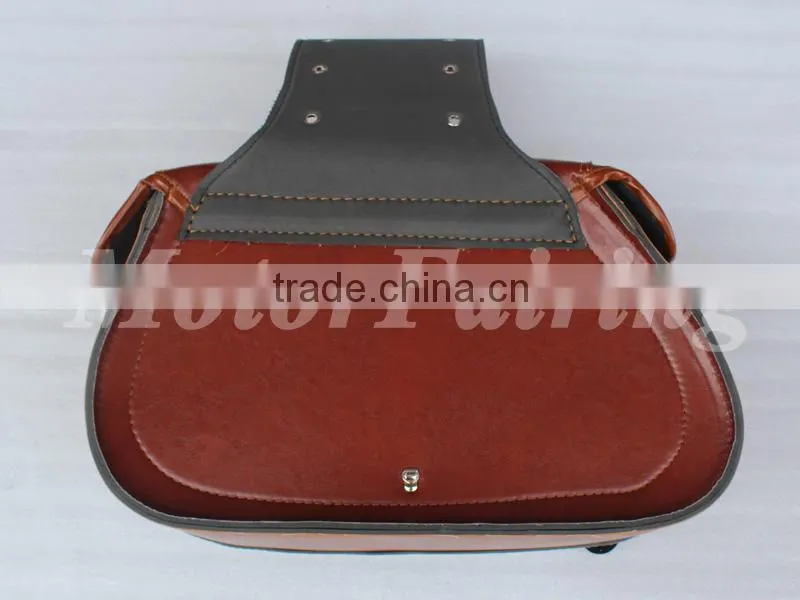 motorbike bag saddlebag for motorbike motorcycle bag Touring Expandable tool bag traver bag motorcycle accessories 2 pcs brown