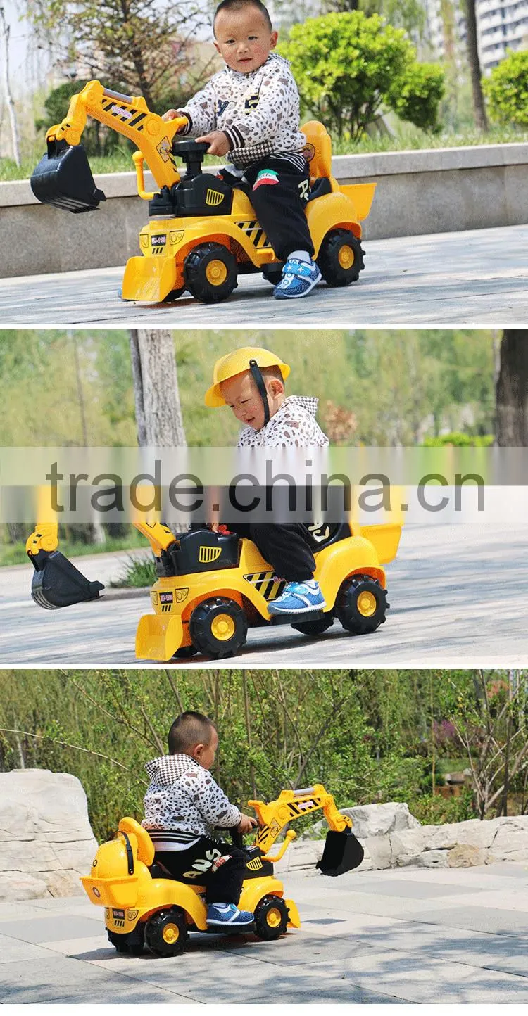 Best gift for your baby! outdoor toy excavator for kids/Mini toy car with music made in China.