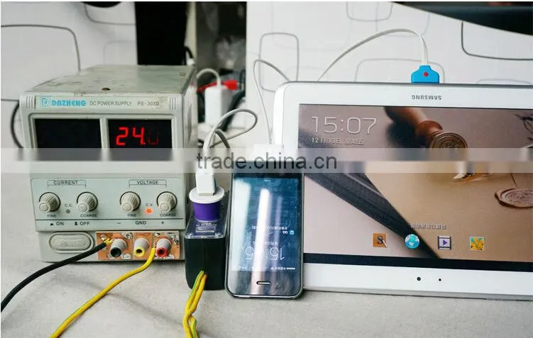 new car adapters output 2.4a and 1a for iphone 6