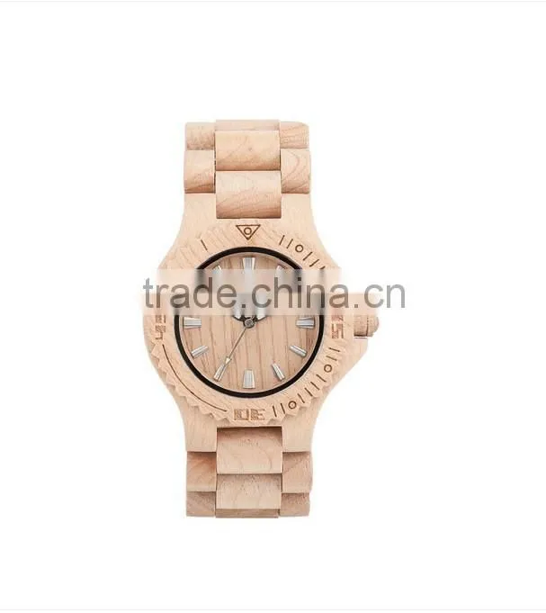 New models from Doris Watch 100% natural wooden watches CUSTOM LOGO Japan movt quartz clocks from ALIBABA