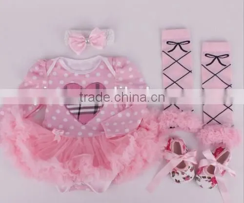 Baby Girls Tutu Skirt Sets Hair Bands Dress Socks Shoes Tutu Skirt Sets