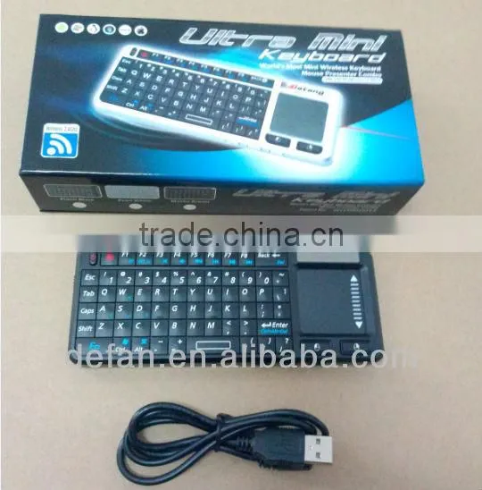 Manufacturer Thai USB Plastic/Silicon Mini Wireless Keyboard