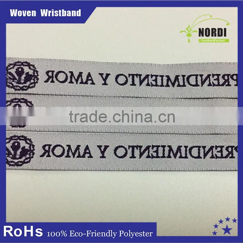 High quality Customized Free woven Wristbands