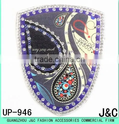 2017 Best Selling purple hot fix sandals uppers