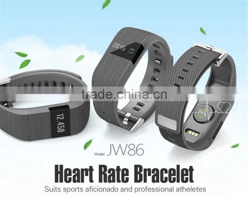 China suppliers 2016 New coming TW64 Upgraded !! Smart Wristbands JW86 with Heart Rate Call/Dial/Answer Call Camera Bluetooth
