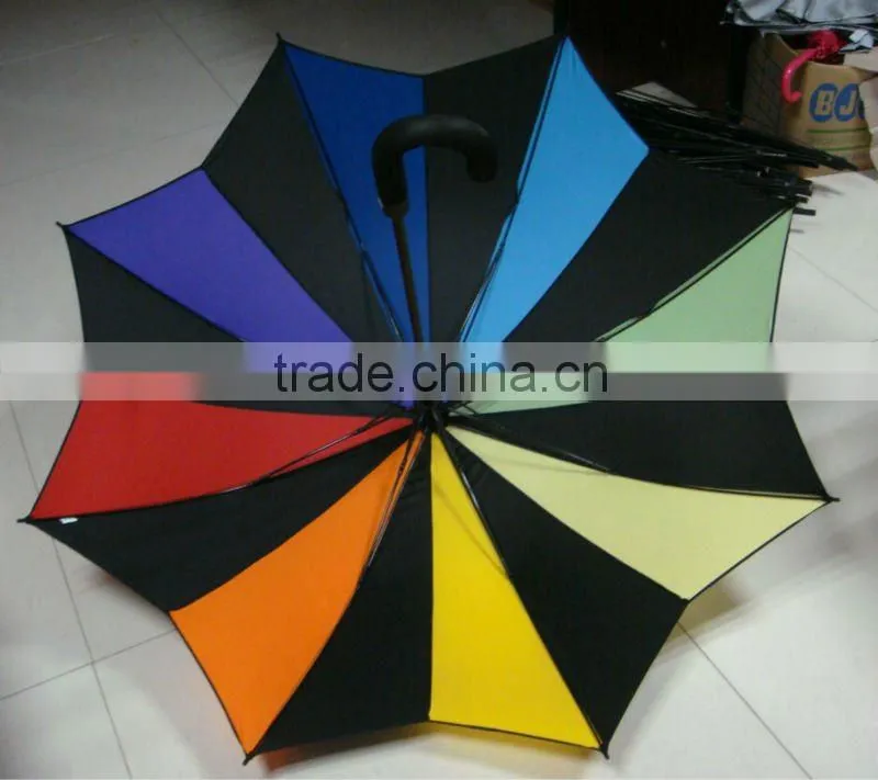 high quality auto maple windproof fiberglass strong umbrella