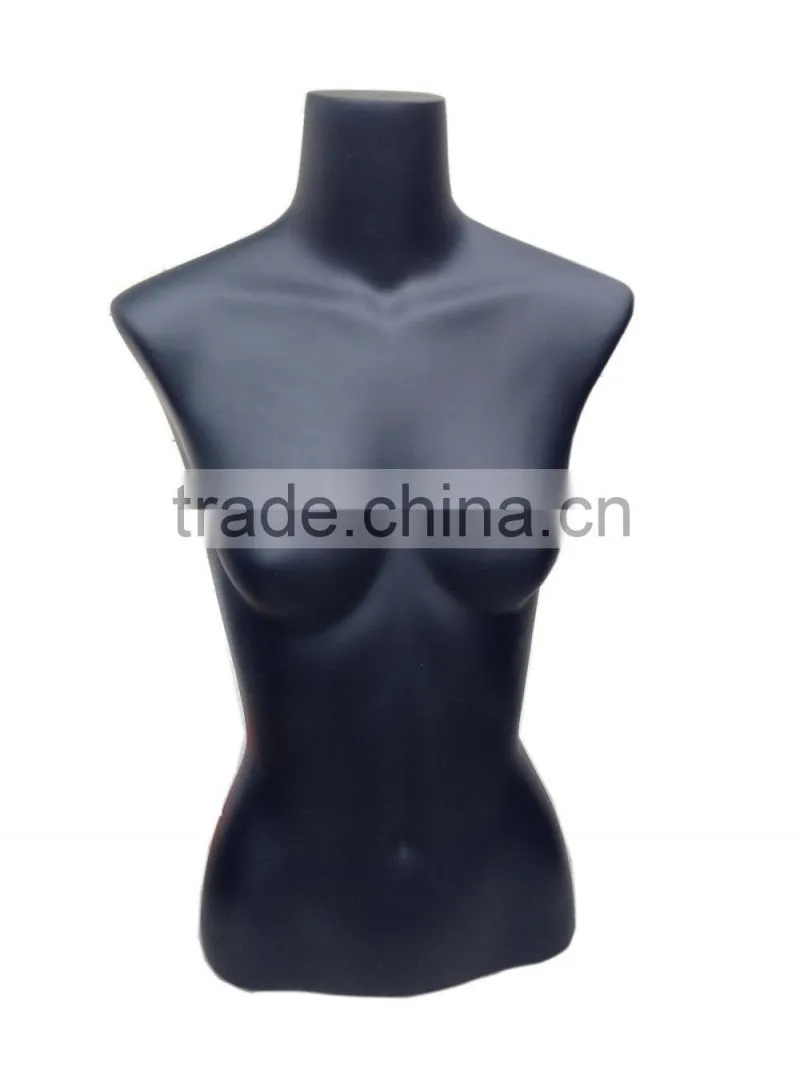Black White Female Torso Body Mannequin Form - Great For Small And Medium Sizes