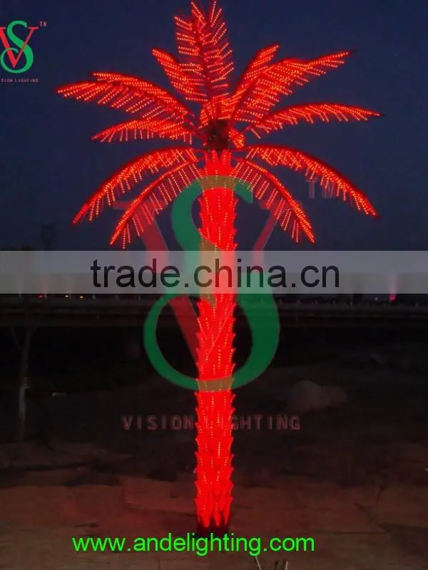 Christmas led tree light palm tree light for outdoor street decoration