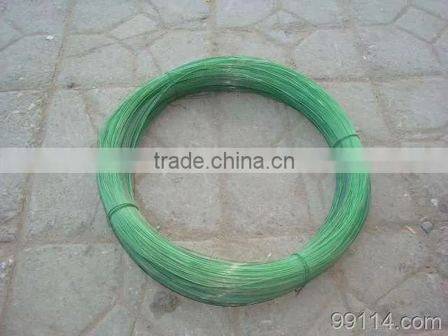 pe/pvc coated 16 gauge rod iron binding wire