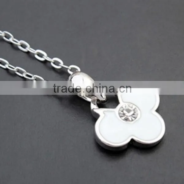 Crystal Jewelry New Fashion Flower Pendant Necklace