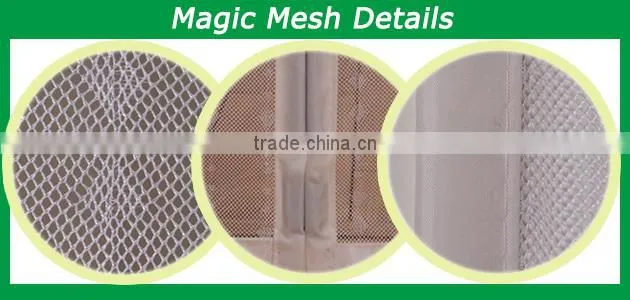 Let fresh air in anti mosquito screen door curtain