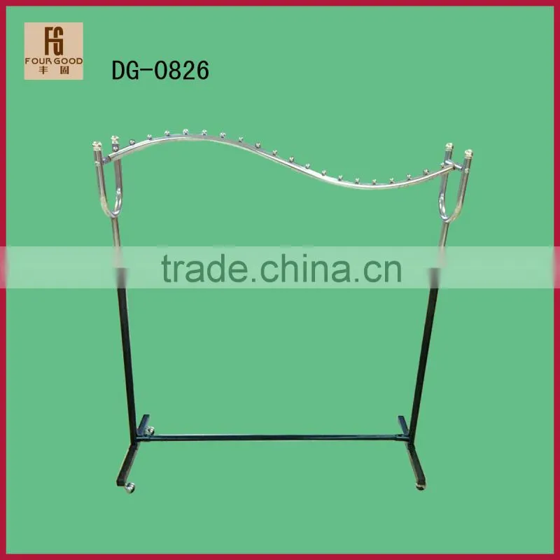 display garment hanging rails