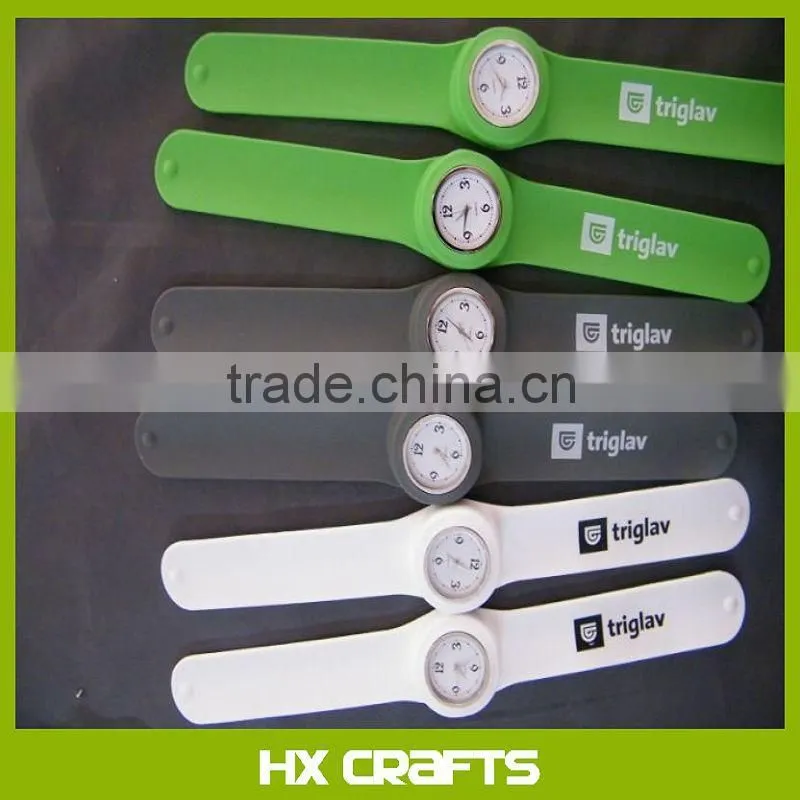 Slap on Silicone Watch Quartz Sports Watch Kid Woman Man Unisex Fashion Silicone Slap Watch