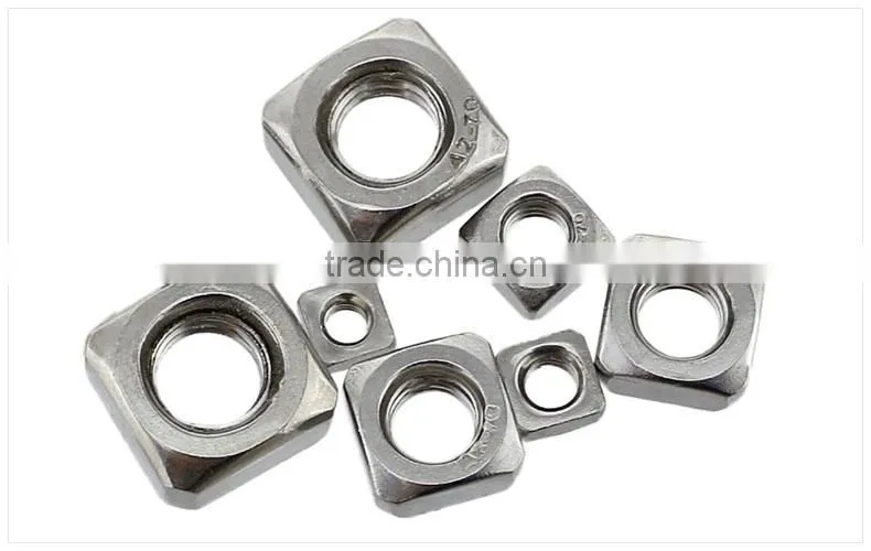 High quality stainless steel carbon steel square nut DIN557