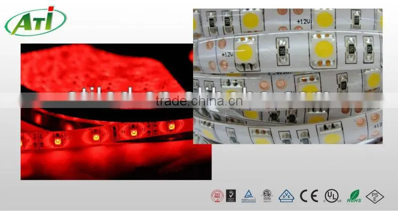 60 pcs per meter SMD 5050 colorful strip led light for Christmas sale