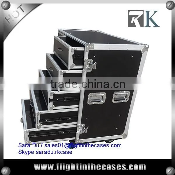 8 Drawers Flight Road Case for Tools Storage--RK8DRAWER60C