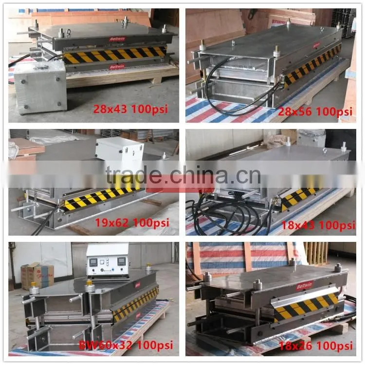 100PSI 200PSI Pro Series hot vulcanizing machine for rubber belting