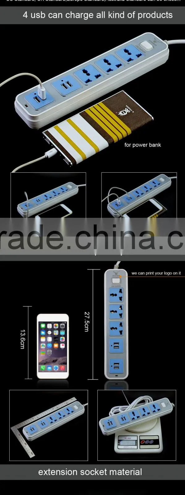 OEM battery powered plug extension switch electrical power plug and socket