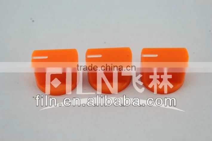plastic yellow round bakelite guitar knobs