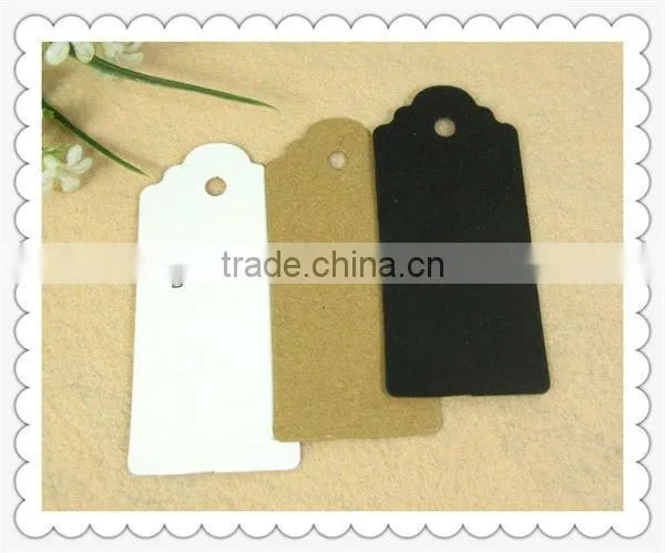 Fair and lovely price clothing label maker fold over hang paper tag