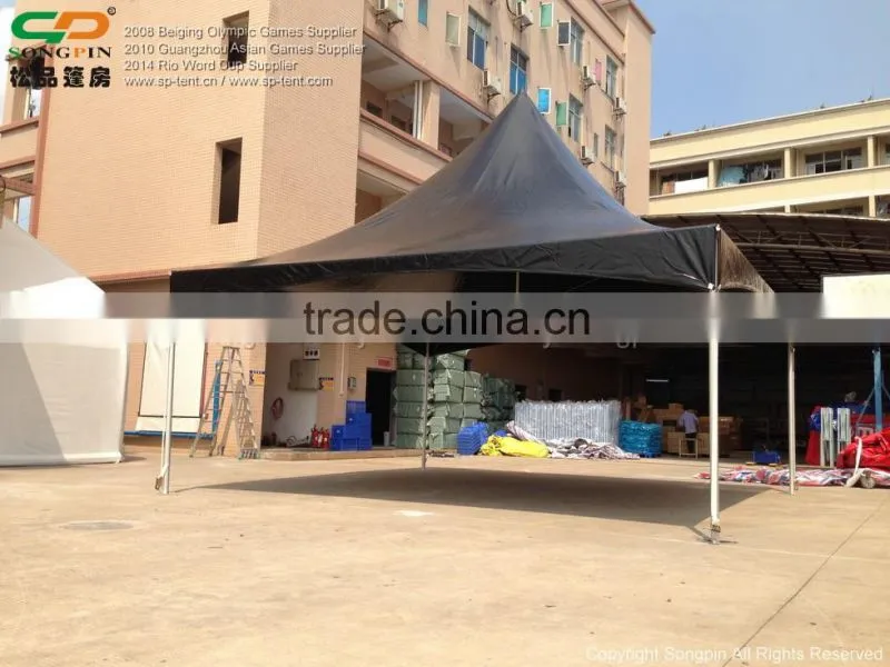 5m outdoor aluminum frameblack tension tent for party/event in hot sale