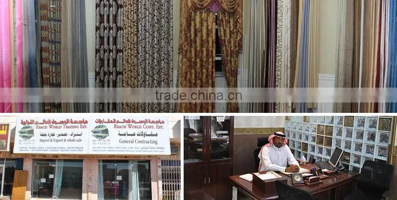 100% polyester breathable blackout fabric for curtains