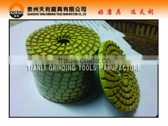 Flexible Diamond Floor Polishing Padsused concrete floor grinding machine