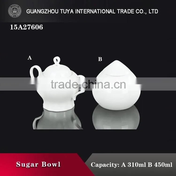 Promotion ceramic egg-shaped sugar bowl