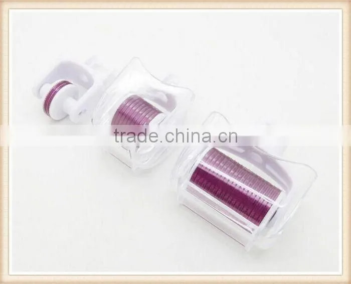 changeable heads 2015 Super skin roller &Great 3 in 1 medical grade derma roller µ needle roller DER100192,600,1200pins