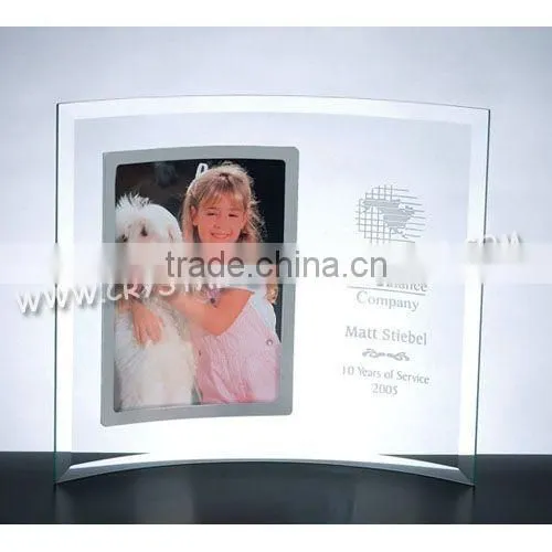 Wholesale Curved Glass Picture Photo Frames holds wholesale 2015 new items Tabletop glass Photo Frame