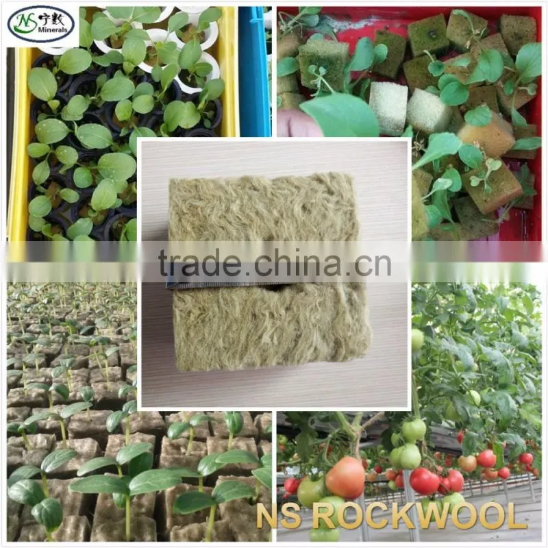 Agricultural Rockwool cubes for plants growing/rockwool substrate