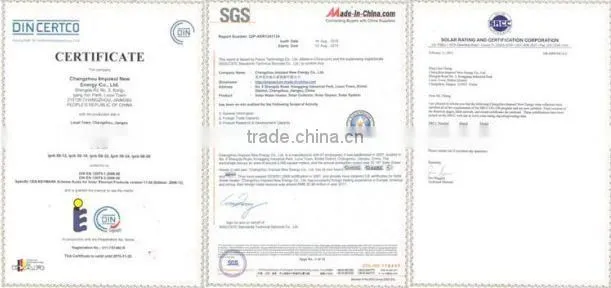 heat pipe SP226 solar power hot water heater