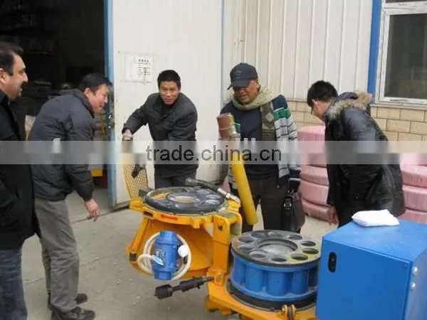 High efficiency concrete spraying machine for sale/wet concrete spraying machine/concrete pump and spray machine