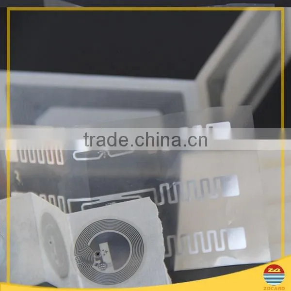 High Quality Stickable RFID Tag wet inlay