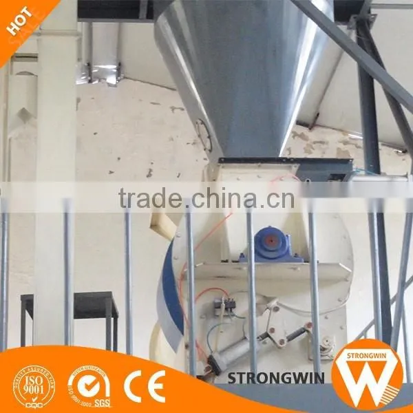 China Strongwin 2t/h animal feed production plant chicken feed pellet making line