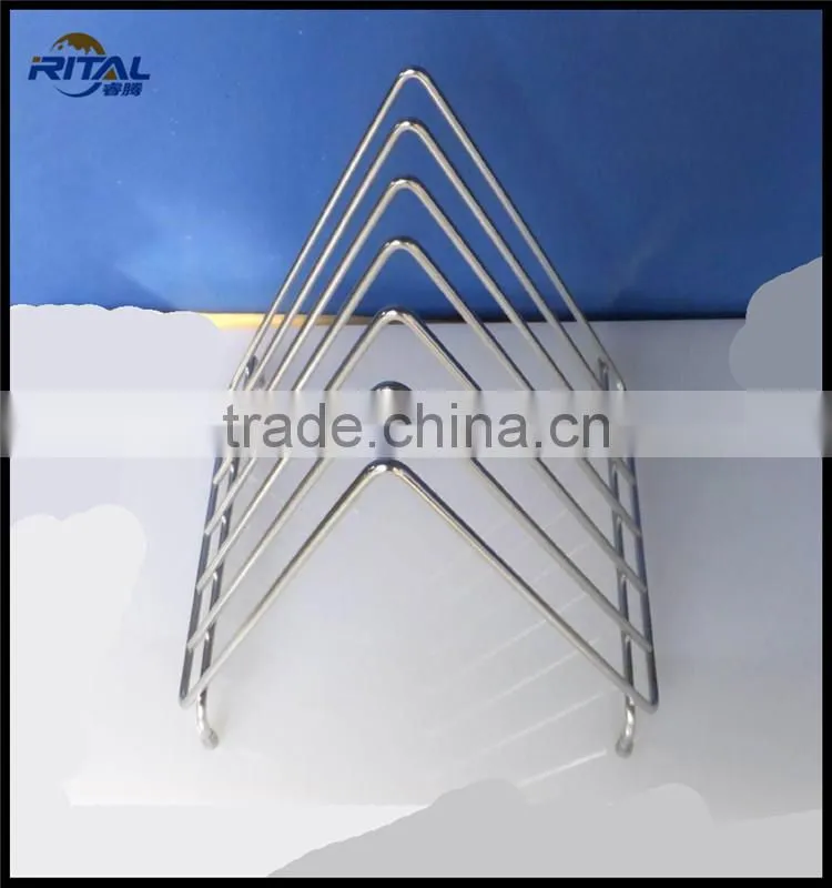 Wire Mesh Magazine Display Shelf
