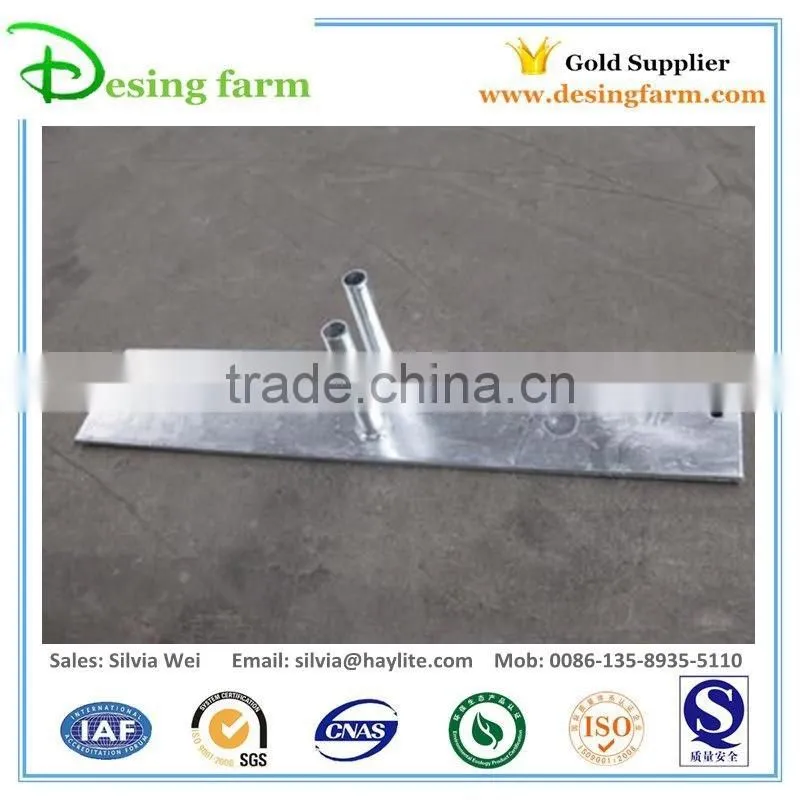 Galvanized fence clamp for temporary fence panels