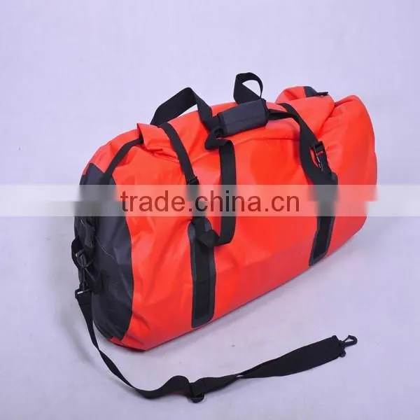 New design 500D pvc tarpaulin waterproof travel bag