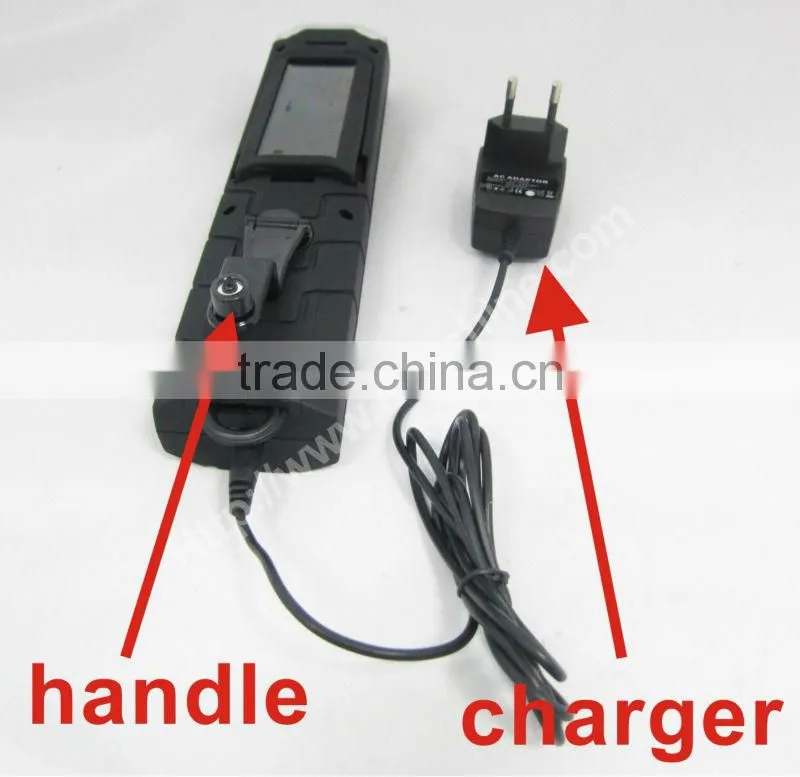 recharge 15+4led work light for truck with multi-function solar Hand shake