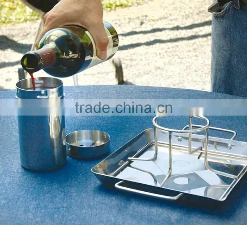 new design stainless steel beer can chicken roaster