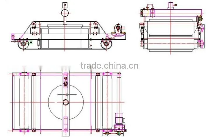 Specially Designed Self-Cooling Square Plate Electromagnetic Separator