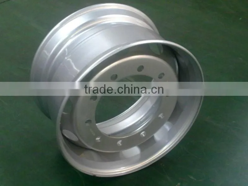 Tubeless steel truck wheel Rim 22.5x8.25