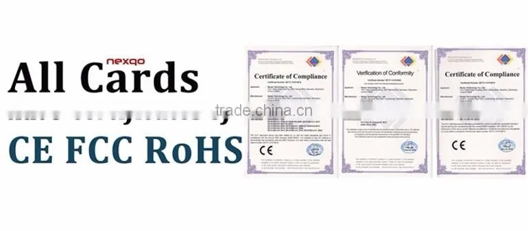 4 Color offset printing magnetic stripe PVC Card for VIP card Printing