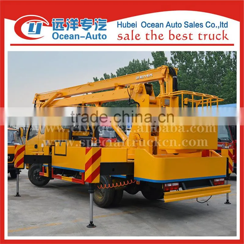 18 meters manual dongfeng aerial platform truck
