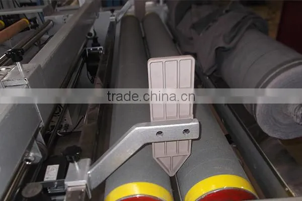 ST-USCM high quality durable Textile Strip Slitting Machine for home textile, Fabric Roll Cutting Machine