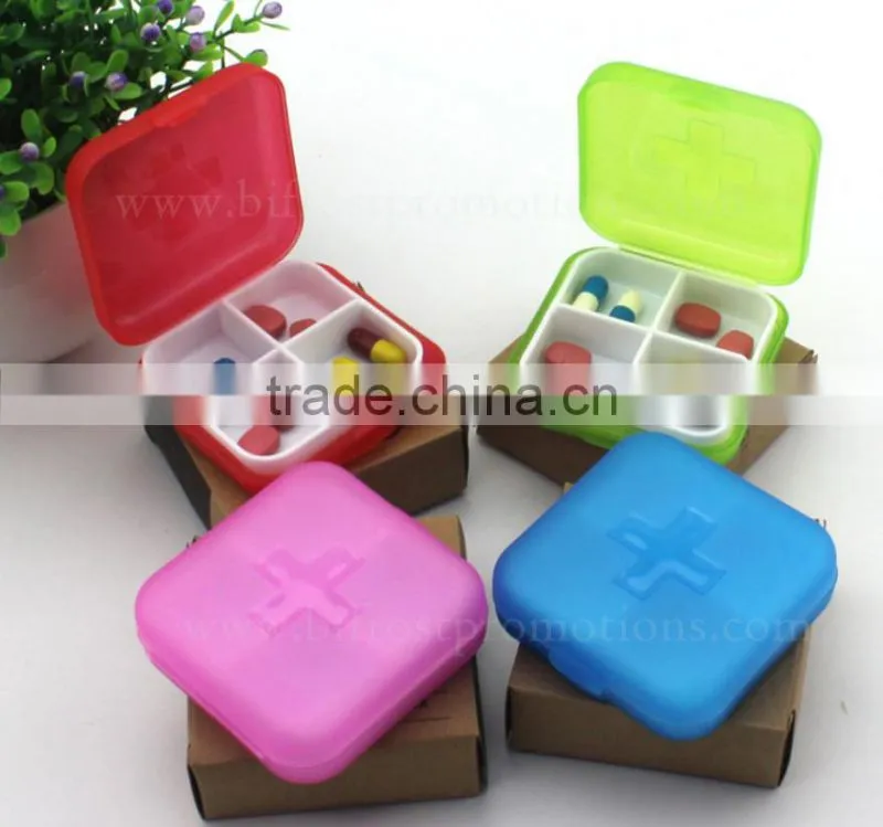 Cute Mini Organizer Plastic Pill Box