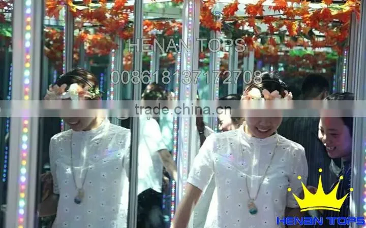 Children Play Amusement Park Project Game Machine Mirror Maze